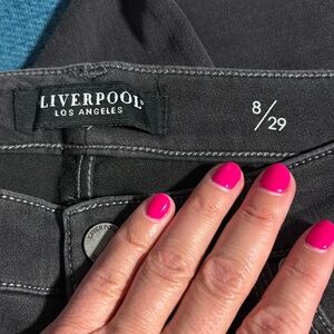 Liverpool Women's Dark Gray Skinny Jeans